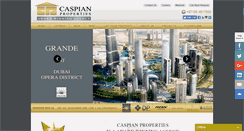 Desktop Screenshot of caspian-properties.com